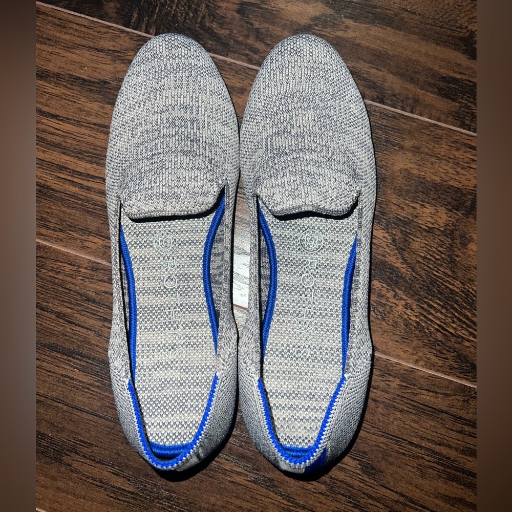 New  Women's Rothy’s The Loafer Taupe Grey Heather Washable